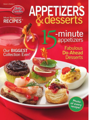 Betty Crocker Vol 5 nÂș 2 - Appetizers & desserts