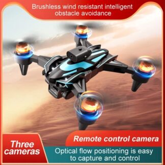 ELA K12MAX Quadcopter Professional Drone, With ESC, Three Cameras, APP Image Transmission, Optical Flow Altitude Stabilization, One-click Takeoff And Landing, Brushless Motor, 360-degree Special Effect Re