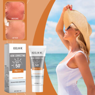 ELA EELHOE Physical Sunscreen, Hydrating Sunblock Facial Skin Care Moisturizing And Nourishing Sunscreen