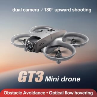 ELA The GT3 Mini Drone Is Equipped With An Adjustable HD Camera (180°), Real-time FPV, Automatic Obstacle Avoidance, Propeller Protection Suitable For Children, Mobile App Control, And One-key Takeoff/lan