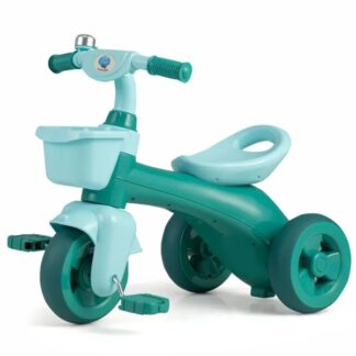 ELA Toddler Tricycle For 3-5 Years - Stable Triangular Structure, Front & Rear Storage Baskets