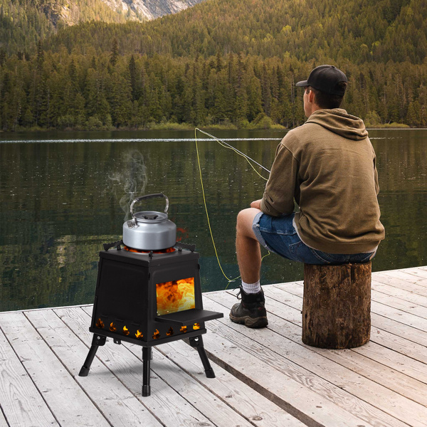 ELA 36x36x46.5cm Wood Camping Stove - Image 7