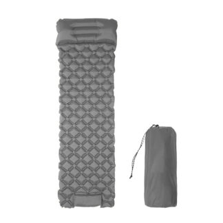 ELA Built-in Pump Mattress Outdoor Camping Picnic Sleeping Mat Travel Portable Soft Mattress Comfort Inflation Mattress With Pillow Moisture-proof Ground Mat