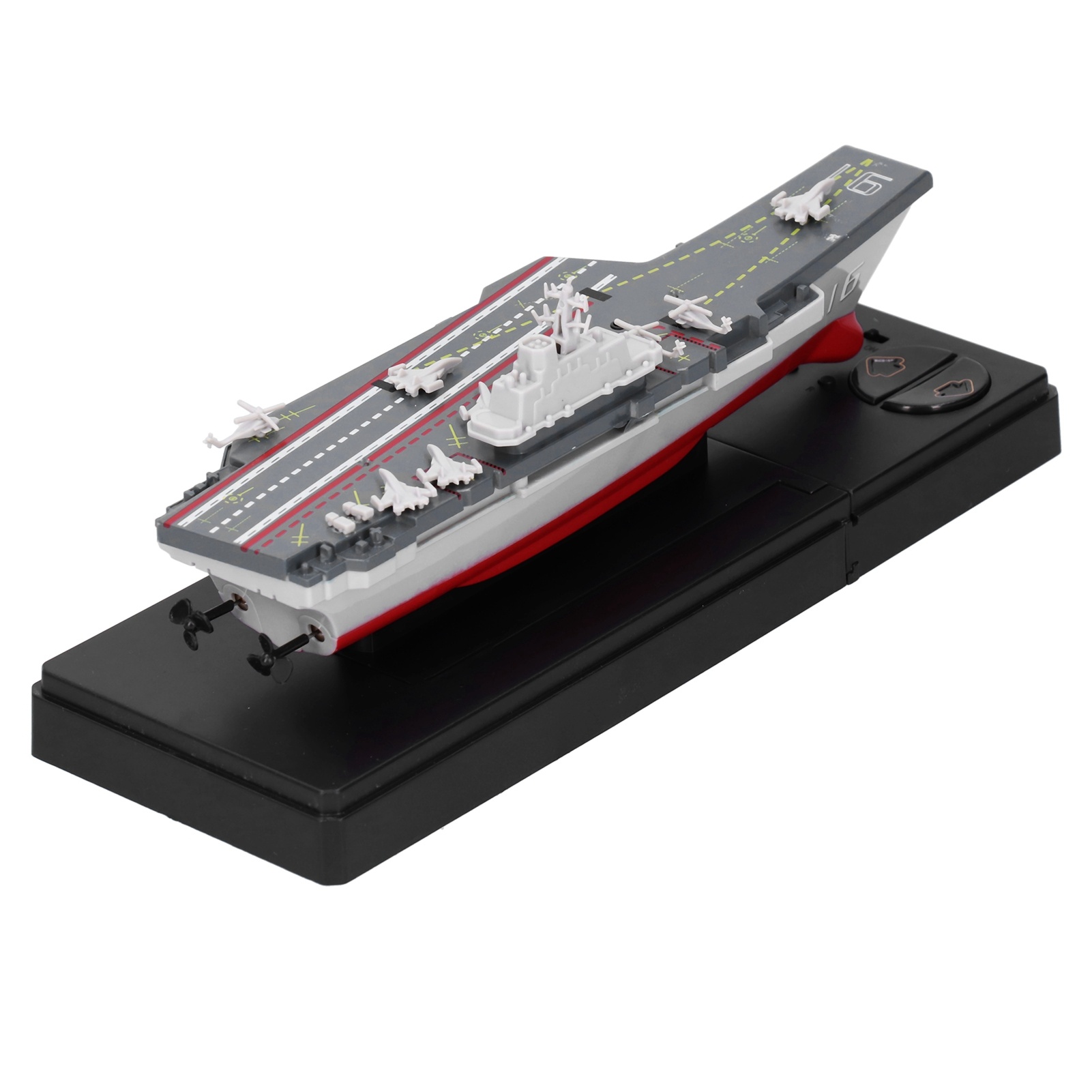 ELA 2.4G Wireless Remote Control Aircraft Carrier Simulation RC Children Plastic Boat Toy - Image 2