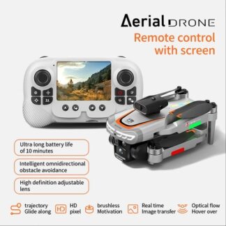 ELA Smart Flight Aerial Photography X2 Drone | Dual Cameras, Brushless Motors, Stable Optical Flow Hovering, Dazzling Lights, Easy Operation, Easy For Beginners, Perfect As A Holiday Gift