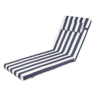 ELA Outdoor Chaise Lounge Cushion, 72 In. X 21 In. X 3 In. Waterproof Fade-Resistant Patio Chair Pad For Pool Beach
