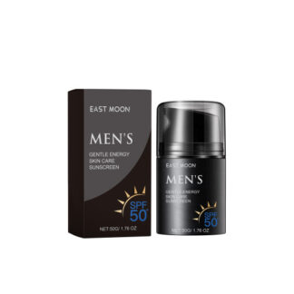 ELA East Moon Enhanced Sunscreen For Men, Summer Outdoor Uv Protection Moisturizing Mild Refreshing Protective Cream