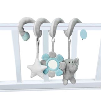 ELA Baby Pram Crib Activity Spiral Plush Toys Infant Baby Stroller Toy Car Seat Hanging Toys Educational Plush Toys