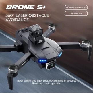 ELA DRONE S+ 6K Electric Tuning Dual-Camera Drone With 360° Laser Obstacle Avoidance, GPS Automatic Return, Perfect Aerial Photography Tool For Beginners With Zero Threshold
