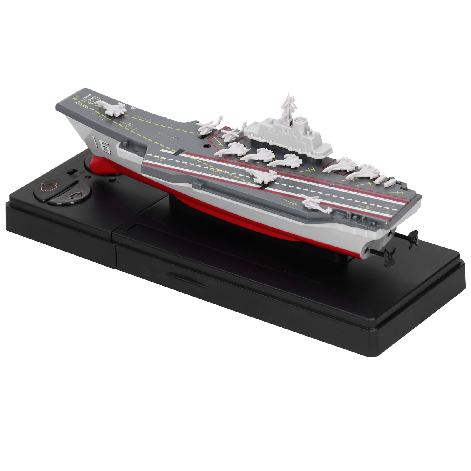 ELA 2.4G Wireless Remote Control Aircraft Carrier Simulation RC Children Plastic Boat Toy - Image 4