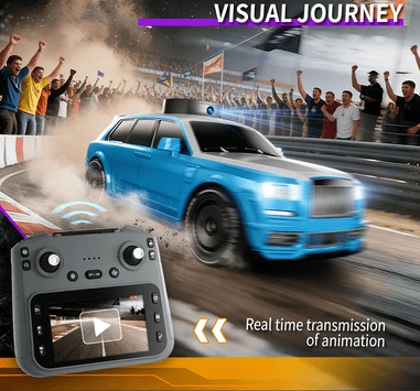 ELA X11-4.3-inch Screen-Controlled Dual-Battery Remote Control Car, Real-Time Video Transmission, High-Speed Drifting Racing Car, Universal Off-Road Remote Control Car, Best Gift Choice - Image 5