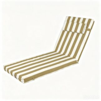 ELA Outdoor Chaise Lounge Cushion, 72 In. X 21 In. X 3 In. Waterproof Fade-Resistant Patio Chair Pad For Pool Beach