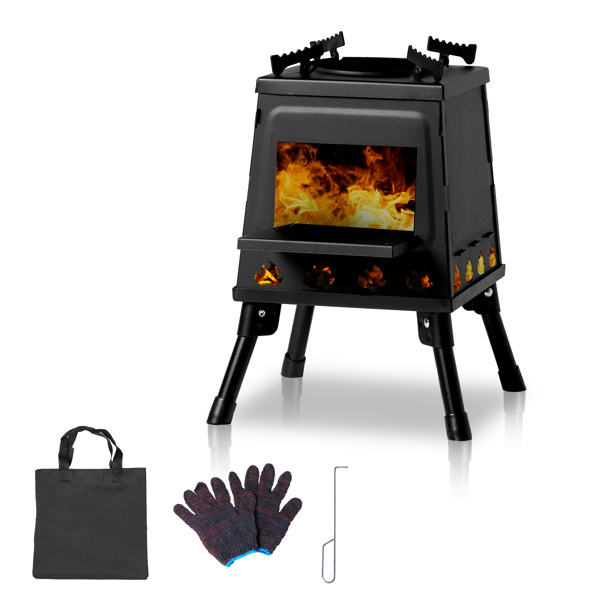 ELA 36x36x46.5cm Wood Camping Stove