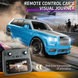 ELA X11-4.3-inch Screen-Controlled Dual-Battery Remote Control Car, Real-Time Video Transmission, High-Speed Drifting Racing Car, Universal Off-Road Remote Control Car, Best Gift Choice