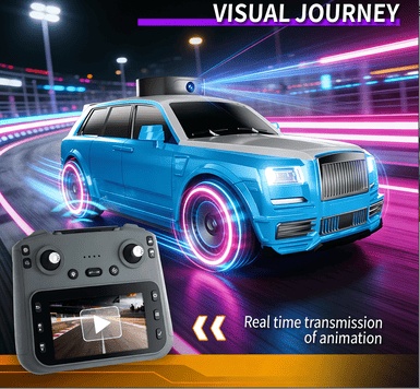 ELA X11-4.3-inch Screen-Controlled Dual-Battery Remote Control Car, Real-Time Video Transmission, High-Speed Drifting Racing Car, Universal Off-Road Remote Control Car, Best Gift Choice - Image 4